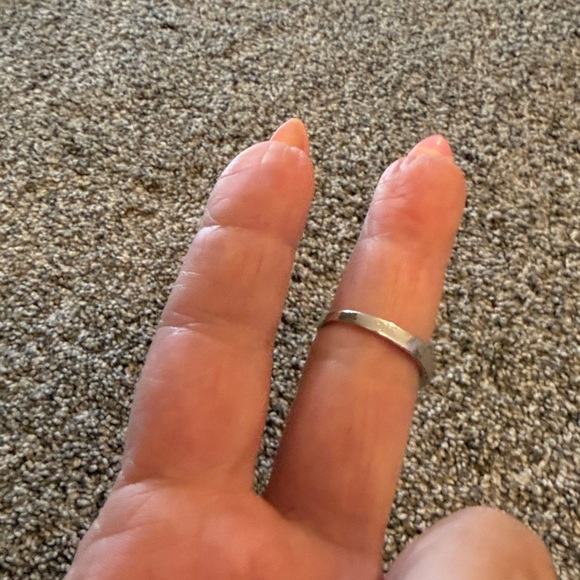 Elegant Purple and Blue Stone .925 Ring - Picture 2 of 3